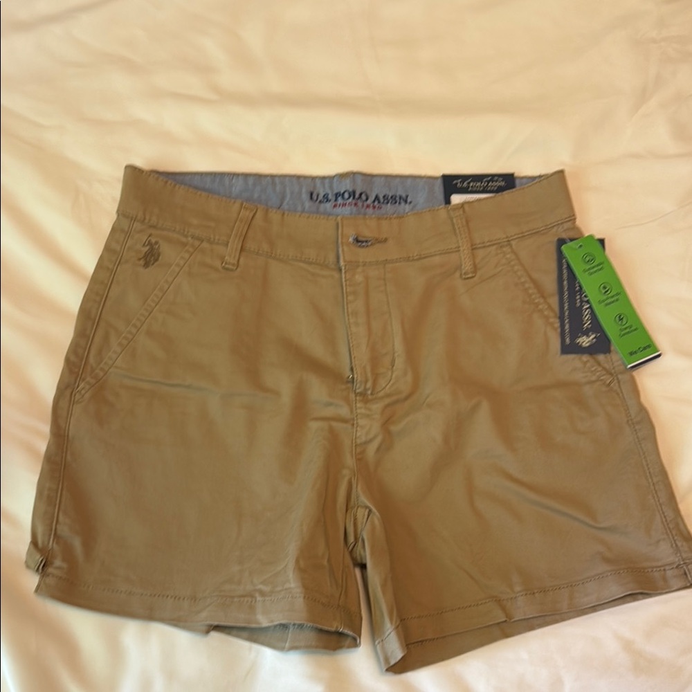 U.S. Polo Assn. Women's Tan Shorts
